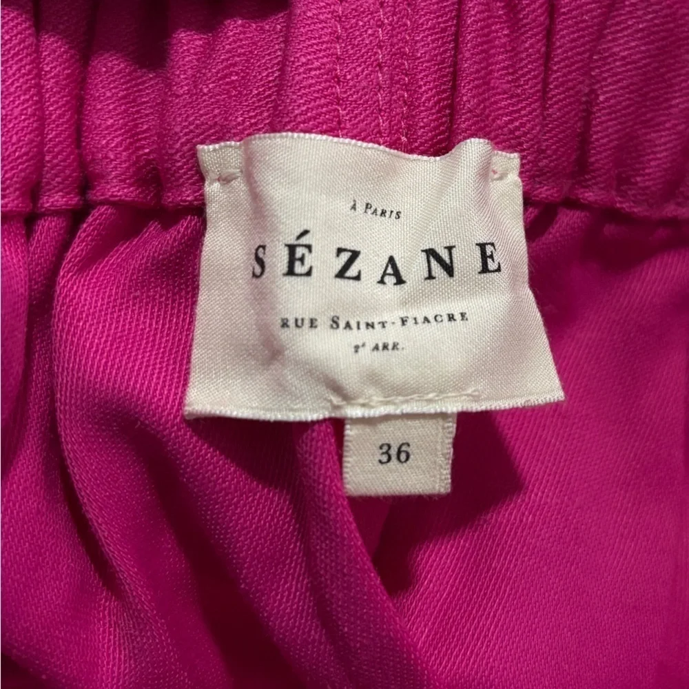 SÈZANE Women’s Pink Wide Leg Trousers